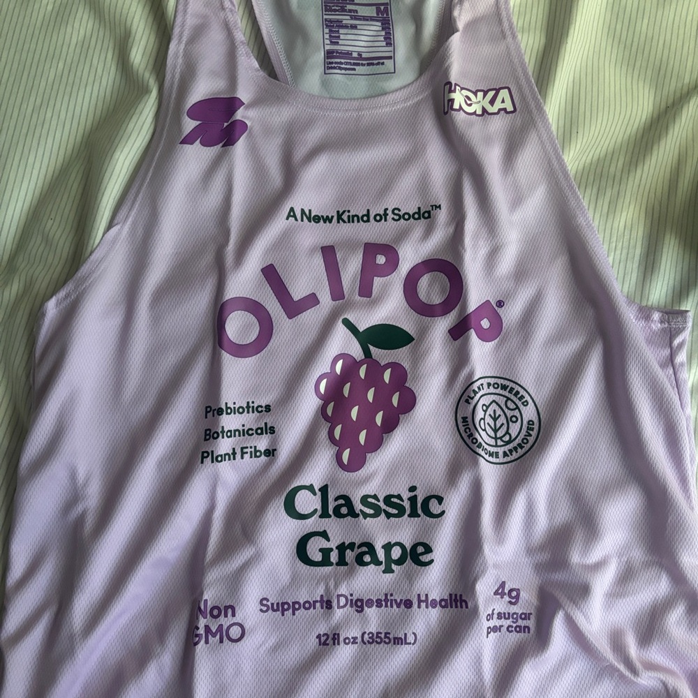 OLIPOP x HOKA singlet grape soda flavor - Picture 4 of 5